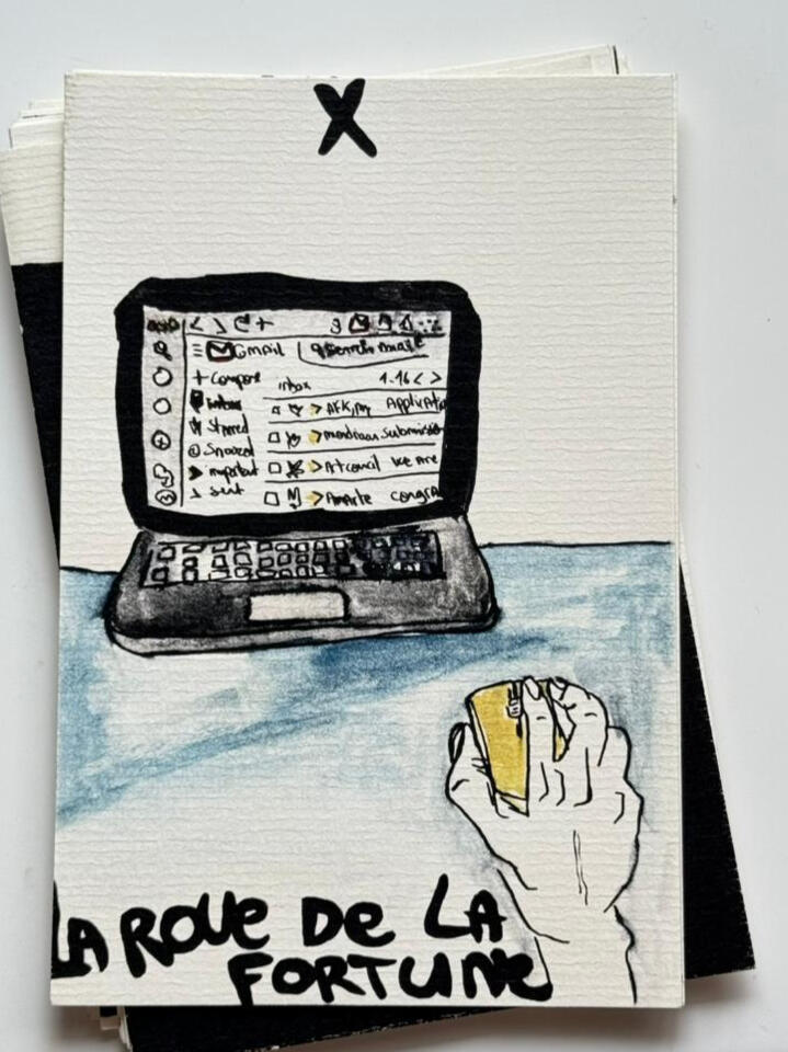 La roue de la fortune, à la croisé des chemins, du bout de la souris d'ordinateur l'on consulte les bonnes et mauvaises nouvelles.